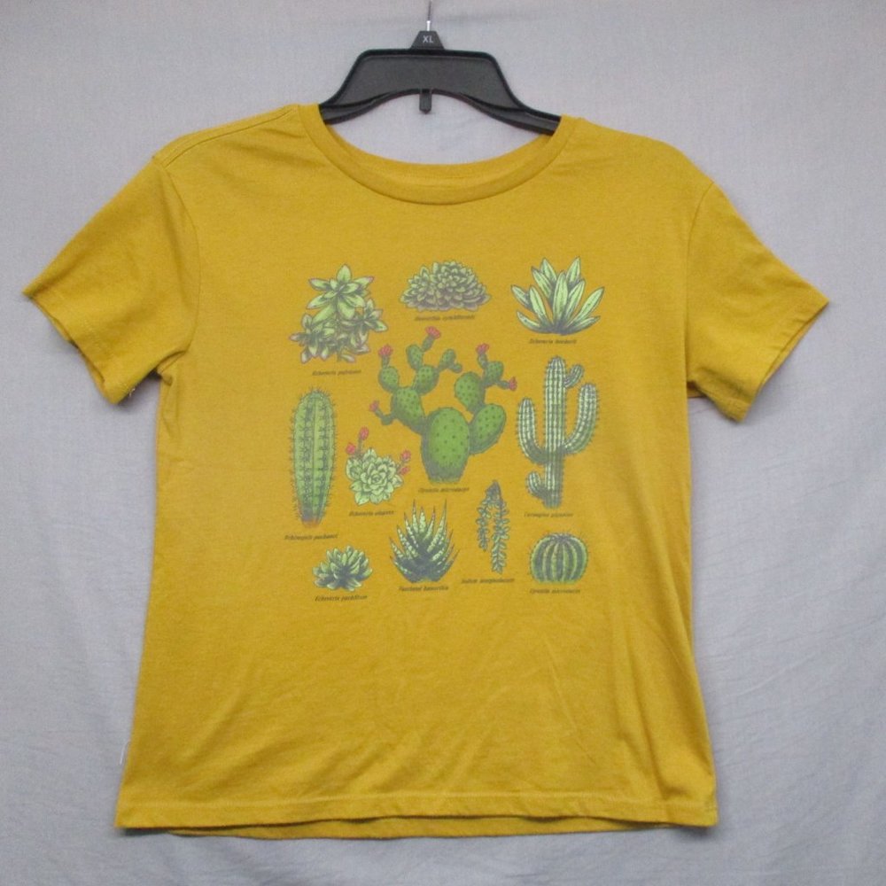 Fifth Sun Short Sleeve T-Shirt Graphic Print Yellow Women Size | S